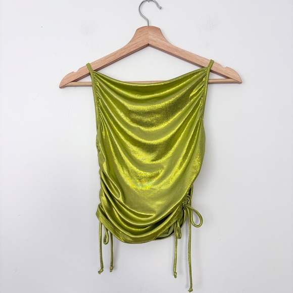 Urban renewal shimmer ruched top - Picture 3 of 6